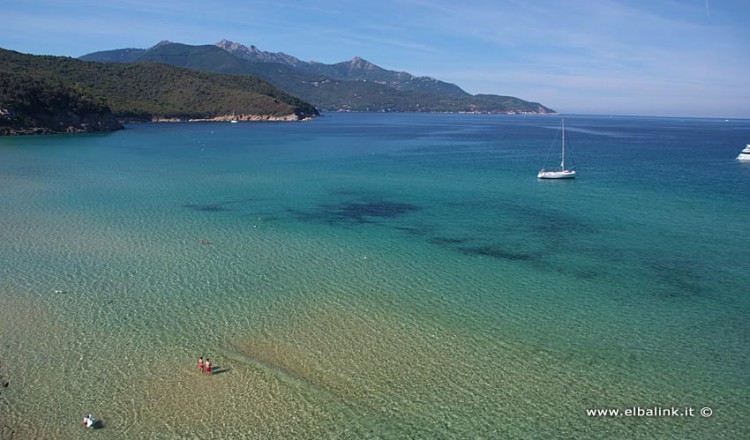 Beach La Biodola Portoferraio Elba Island Sandy Beaches