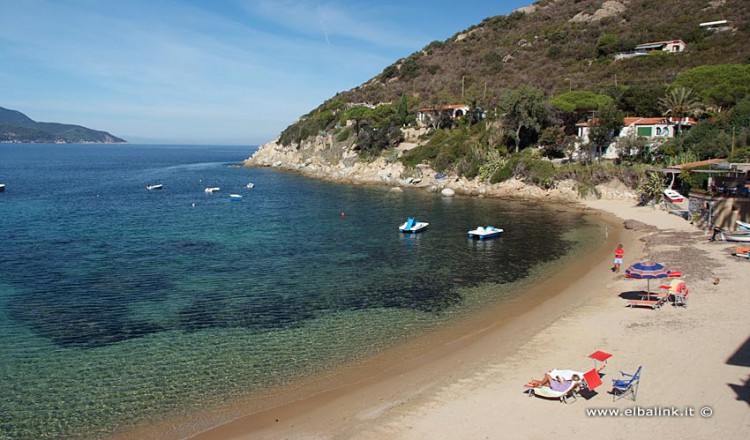 Beach Of Forno Portoferraio Elba Island Sandy Beaches